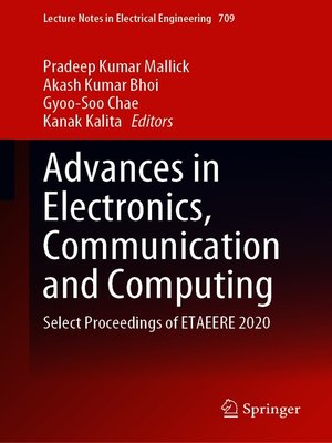 cover image of Advances in Electronics, Communication and Computing
